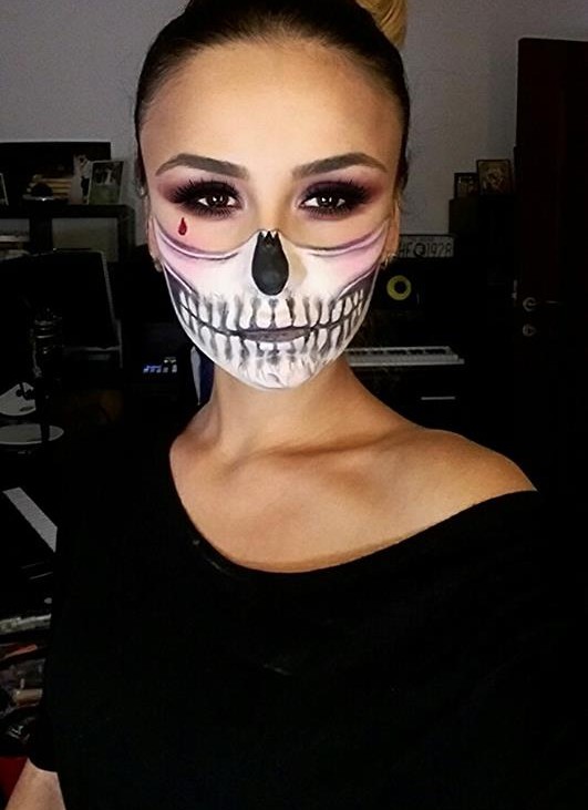 Machiaj Halloween Schelet Mask 2015
