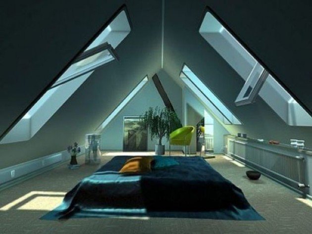 dormitor-modern-mansarda