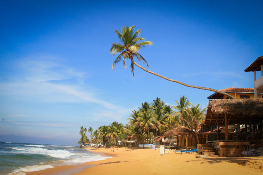 Plaja Hikkaduwa Sri Lanka
