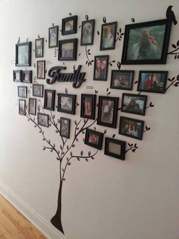 Accor Împotriva Începător  30 Idei fantastice pentru decorarea peretilor cu modele de pomi