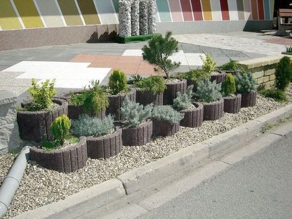 jardiniere din beton